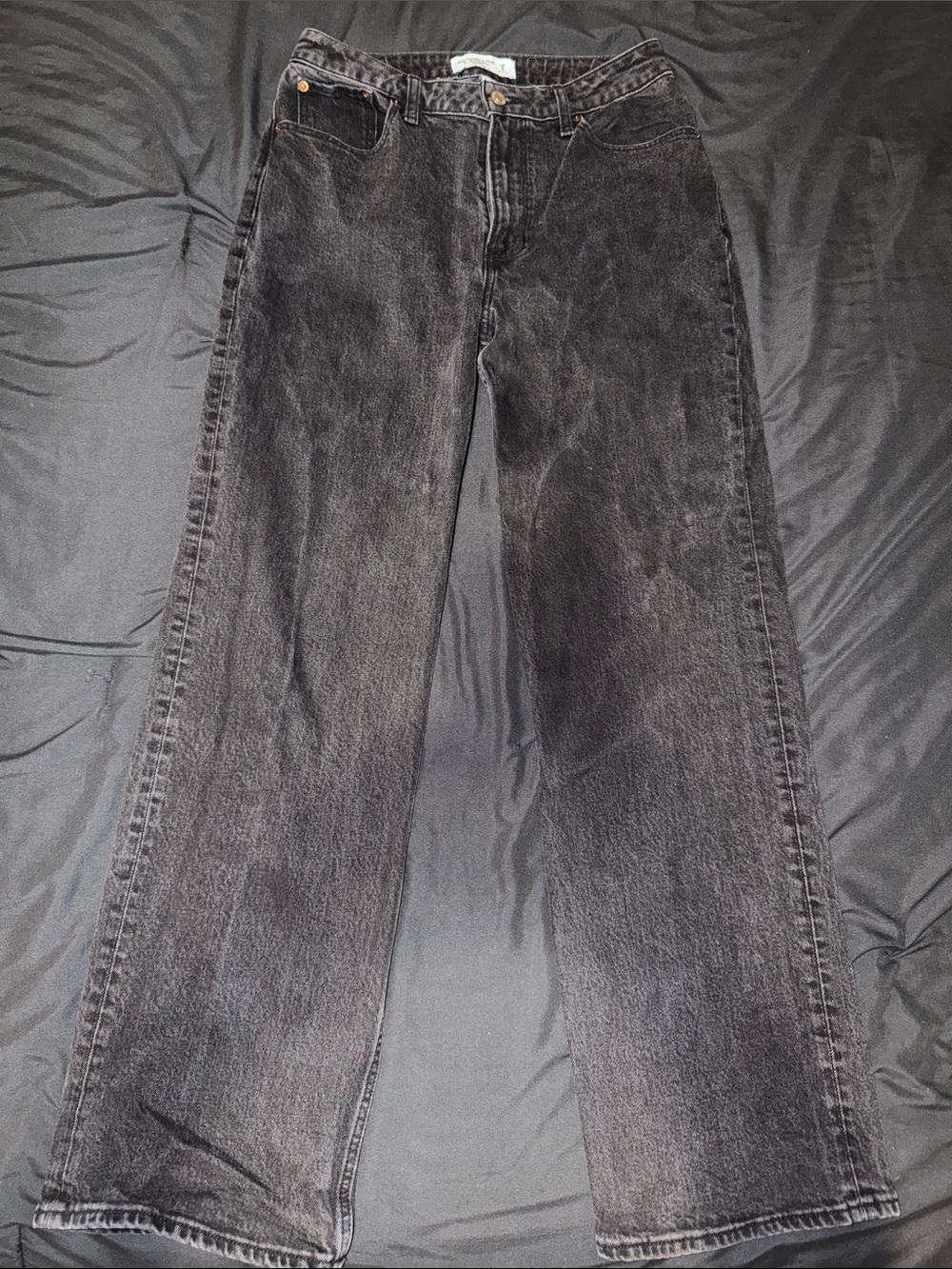 Abercrombie & Fitch 90’s Relaxed High Rise Black Jeans